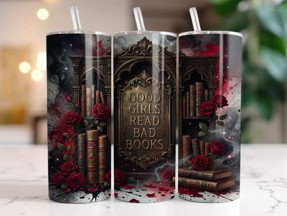 Dark Romance Books 20 Oz Tumbler Wrap Graphics