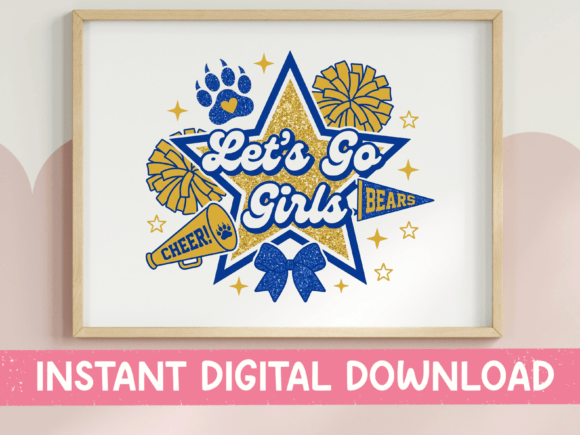 Falcons Let s Go Girls Cheer: Graphics & T-Shirt Designs